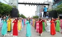 HCM City residents shine as 'ambassadors' of ao dai culture