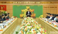 State President chairs conference approving draft report on inspection conclusion in Hung Yen