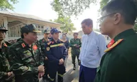 Rescue Team from Vietnam’s Ministry of Public Security begins rescue operations