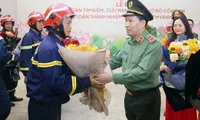 Police delegation returns from earthquake relief mission in Myanmar