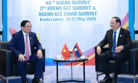 Vietnamese PM meets with Lao counterpart on ASEAN Summit sidelines