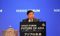 Deputy Prime Minister puts forth proposals for cooperation at Nikkei Forum 'Future of Asia'