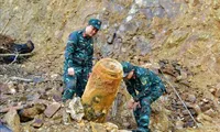 500kg bomb safely detonated in Nghe An province