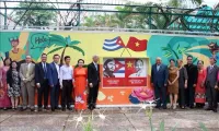 HCM City inaugurates mural honouring Viet Nam–Cuba ties