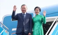 Party General Secretary leaves for state visit to RoK