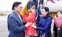 RoK’s top legislator arrives in Hanoi, starting official visit to Vietnam