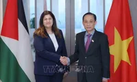 Vietnamese Minister of Foreign Affairs holds talks with Palestinian counterpart