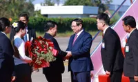 PM arrives in Vientiane for high-level Party meeting, Vietnam–Laos Intergovernmental Committee’s 48th meeting