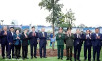 Party leader attends launch of tree planting festival in Hanoi