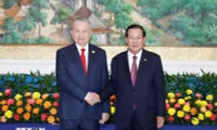 Vietnamese Party chief meets with Samdech Techo Hun Sen