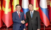 Official welcome ceremony held for senior Vietnamese Party official in Vientiane