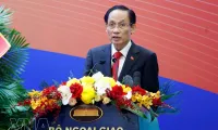 Top leader attends opening of 33rd Diplomatic Conference