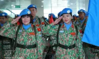 Engineering Unit Rotation 5 departs for peacekeeping missions at UNISFA