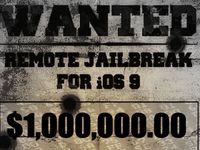 Trúng 1 triệu USD nhờ jailbreak iOS 9.1 và iOS 9.2