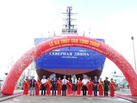 Russian dredger launched