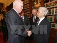 Party leader meets US lawmakers