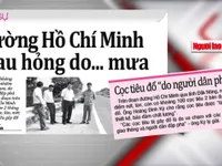 "Đường Hồ Chí Minh xuống cấp là do… mưa"