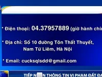 Lập đường dây nóng tiếp nhận thông tin vi phạm về đất đai