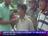 Bình Dương: 'Hiệp sỹ' tóm gọn đối tượng chuyên móc túi trên xe bus