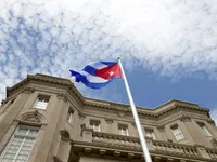 Cuba opens Washington embassy, urges end to embargo