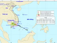 Chiều 5/11, áp thấp nhiệt đới đi vào đất liền các tỉnh Bình Thuận - Bà Rịa Vũng Tàu