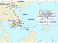 Áp thấp nhiệt đới tiến sát bờ biển, Nam Bộ có mưa rất to