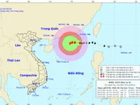 Bão số 6 di chuyển theo hướng Tây, còn tiếp tục mạnh thêm