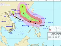 Bão số 7 suy yếu thành áp thấp, siêu bão Haima gần Biển Đông