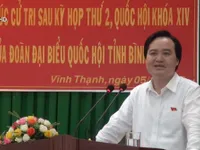 Đoàn đại biểu Quốc hội tỉnh Bình Định tiếp xúc cử tri