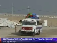 Trường học lưu động cho trẻ em Iraq