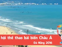 ABG 2016: 4 địa điểm tổ chức các môn thi đấu đại hội thể thao bãi biển châu Á