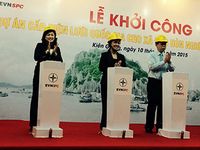 Kiên Giang: Xã đảo Hòn Nghệ chính thức có điện lưới quốc gia