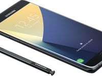 Galaxy Note 7 trình làng: Màn hình cong, chống nước, bảo mật bằng mống mắt