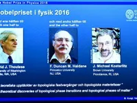 Giải Nobel Vật lý 2016 mở ra hy vọng tìm kiếm các dạng biến đổi mới của vật chất