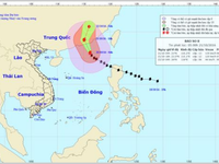 Chiều nay (21/10), bão Haima vào đất liền Trung Quốc