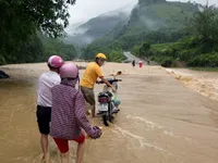 Vẫn còn nguy cơ sạt lở ở Nghệ An, Hà Tĩnh