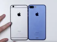 Chuyên gia 'bẻ cong' trên tay nguyên mẫu iPhone 7 Plus phiên bản Deep Blue