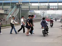 Ha Noi to fine pedestrians violating traffic laws