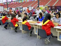 Tuyển cờ vua nữ Việt Nam gây ấn tượng ở giải Olympiad