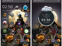 “Hóa trang” cho smartphone để đón Halloween với bộ giao diện cực độc đáo