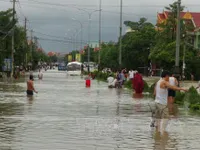 Quảng Bình mưa lớn, nước lũ lên nhanh