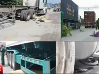 Hiểm họa tai nạn từ xe container tại Bình Dương