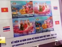 Ph&aacute;t h&agrave;nh bộ tem chung Việt Nam - Th&aacute;i Lan