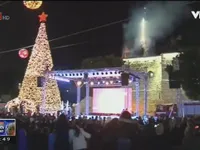 Chiêm ngưỡng cây thông Noel khổng lồ tại Bethlehem