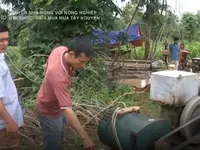 Tây Nguyên 'khát' nước giữa mùa mưa, người dân đua nhau khoan giếng