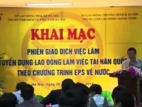 Hơn 1.000 chỉ tiêu dành cho lao động làm việc tại Hàn Quốc về nước