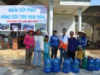 World Vision distributes drinking water in drought-hit province