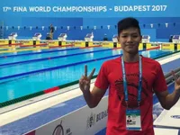 Kình ngư trẻ Việt Nam phá kỷ lục SEA Games nội dung 1500m tự do