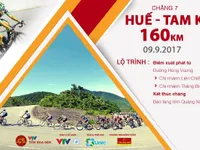 Lộ trình chặng 7 giải xe đạp quốc tế VTV Cúp Tôn Hoa Sen 2017