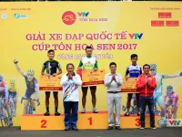 Giải xe đạp quốc tế VTV Cúp Tôn Hoa Sen 2017: Nguyễn Thành Tâm giành chiến thắng chặng 13